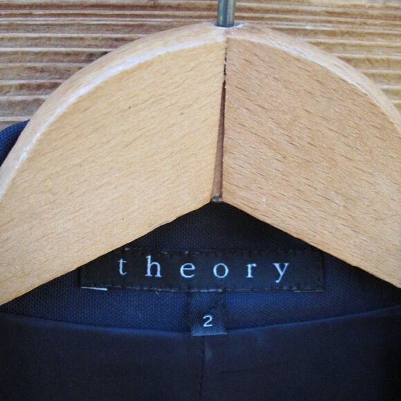 Theory Stretch Cotton Belted Jacket - Picture 8 of 8